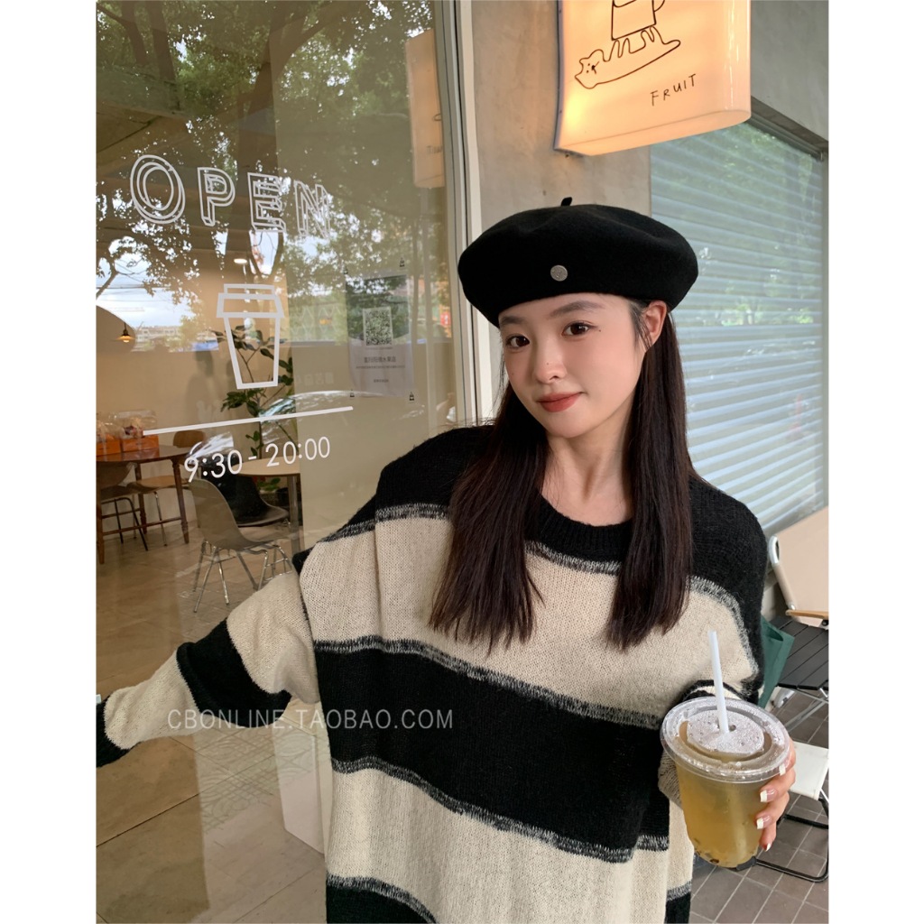 Mới Mũ Nồi Len Thời Trang Thu Đông Cao Cấp Cho Nữ