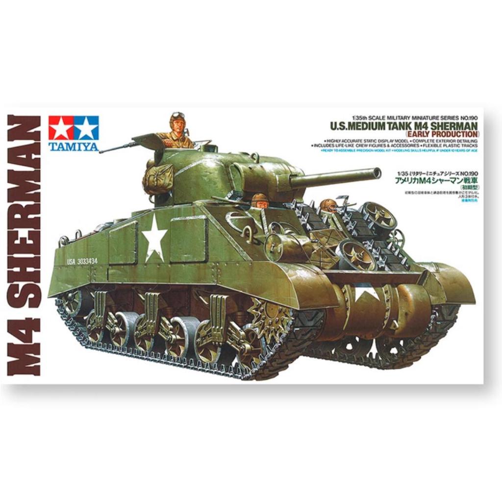 Mô Hình Xe tamiya model 35190 u.s .S. 35190 Bể Chứa Trung Bình Trung Bình m4 sherman