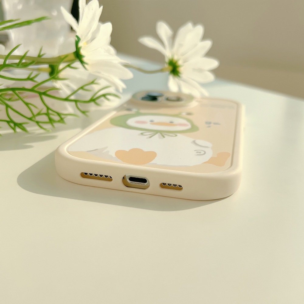 Ốp Điện Thoại Họa Tiết Vịt Dễ Thương Dành Cho iphone 14 13 Pro Max 12 15 11 xs