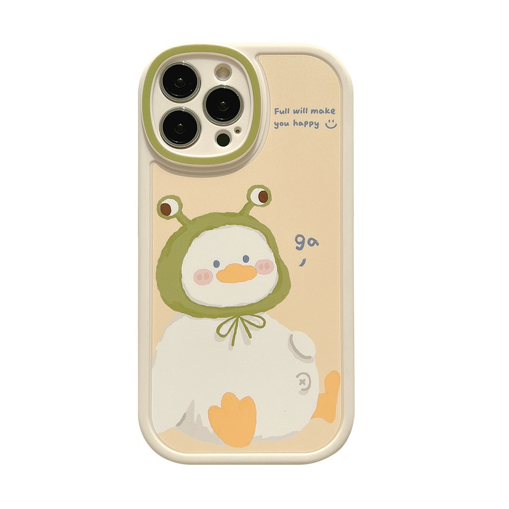 Ốp Điện Thoại Họa Tiết Vịt Dễ Thương Dành Cho iphone 14 13 Pro Max 12 15 11 xs