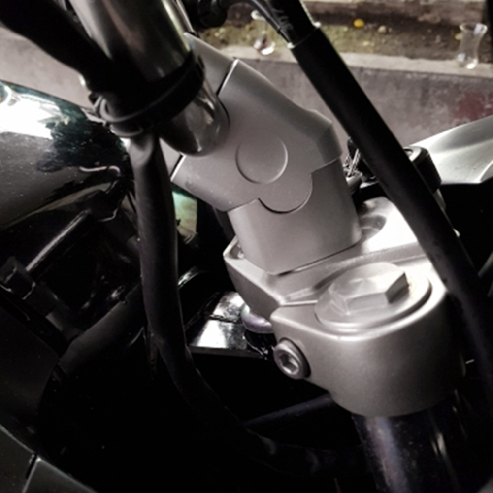 Thonglor Thanh tay lái xe máy đa năng 22mm Nâng Kẹp lưng Di chuyển bộ đổi gắn kết ride 2 u