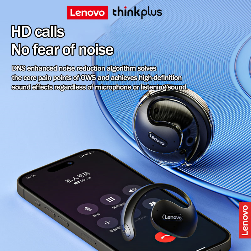 Lenovo Thinkplus X15 Pro Tai Nghe Bluetooth 5.4 HiFi Stereo Giảm tiếng ồn thông minh Tai nghe thể thao/trò chơi Với micrô cuộc gọi HD Tai nghe không dây