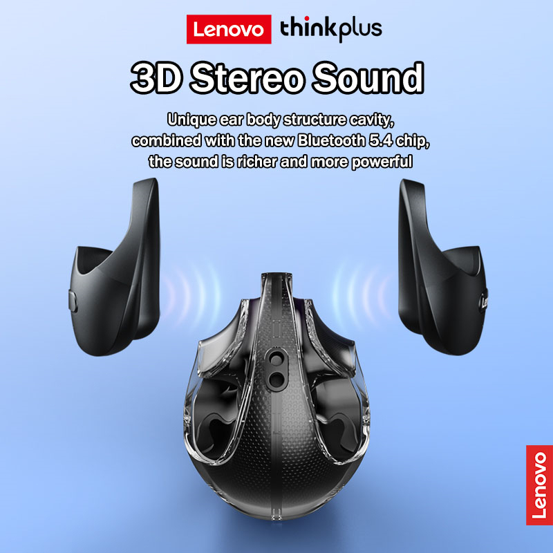 Lenovo Thinkplus X15 Pro Tai Nghe Bluetooth 5.4 HiFi Stereo Giảm tiếng ồn thông minh Tai nghe thể thao/trò chơi Với micrô cuộc gọi HD Tai nghe không dây