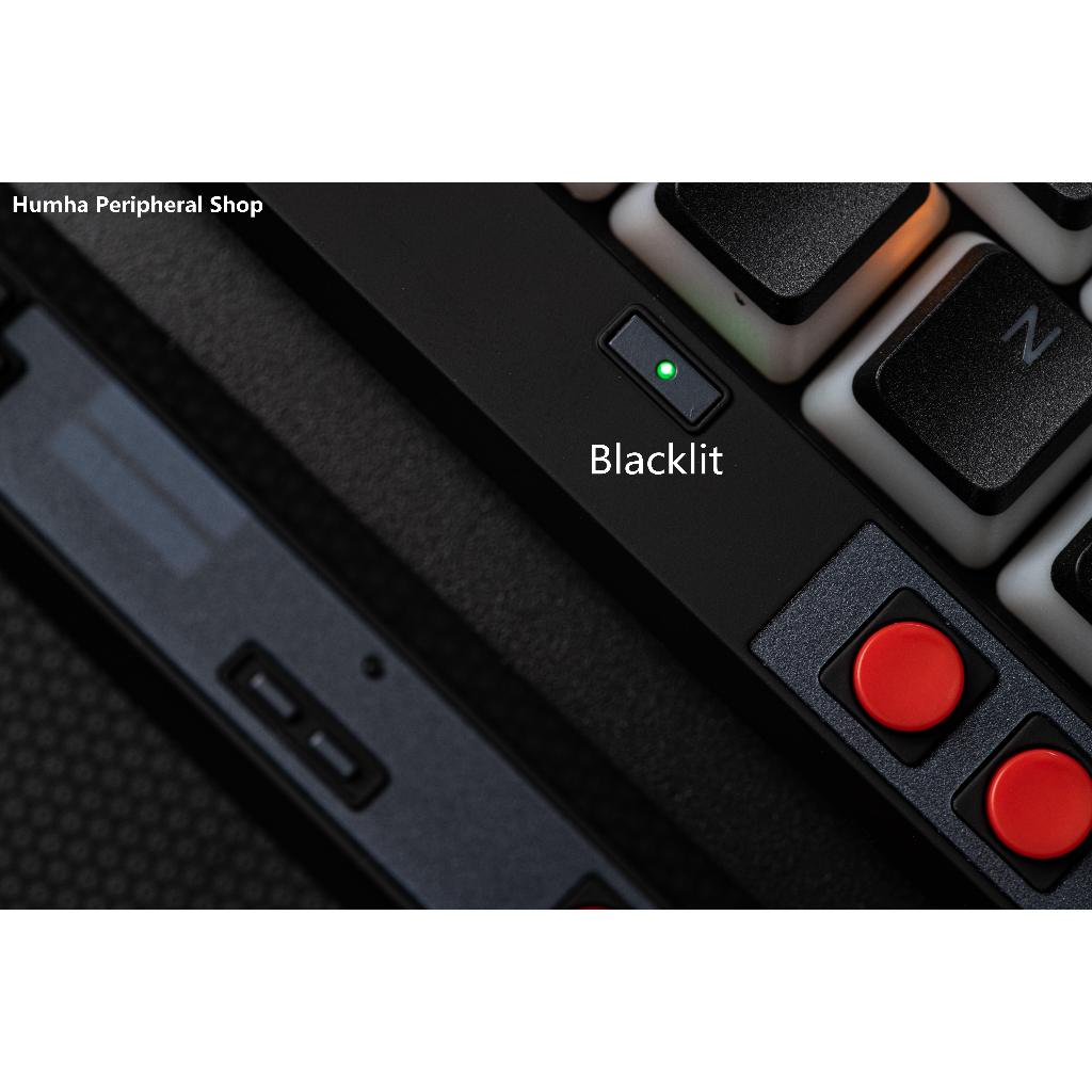 Humha Bộ Bàn Phím Cơ 6.25u Màu Đỏ Và Trắng Phong Cách retro Chất Lượng Cao