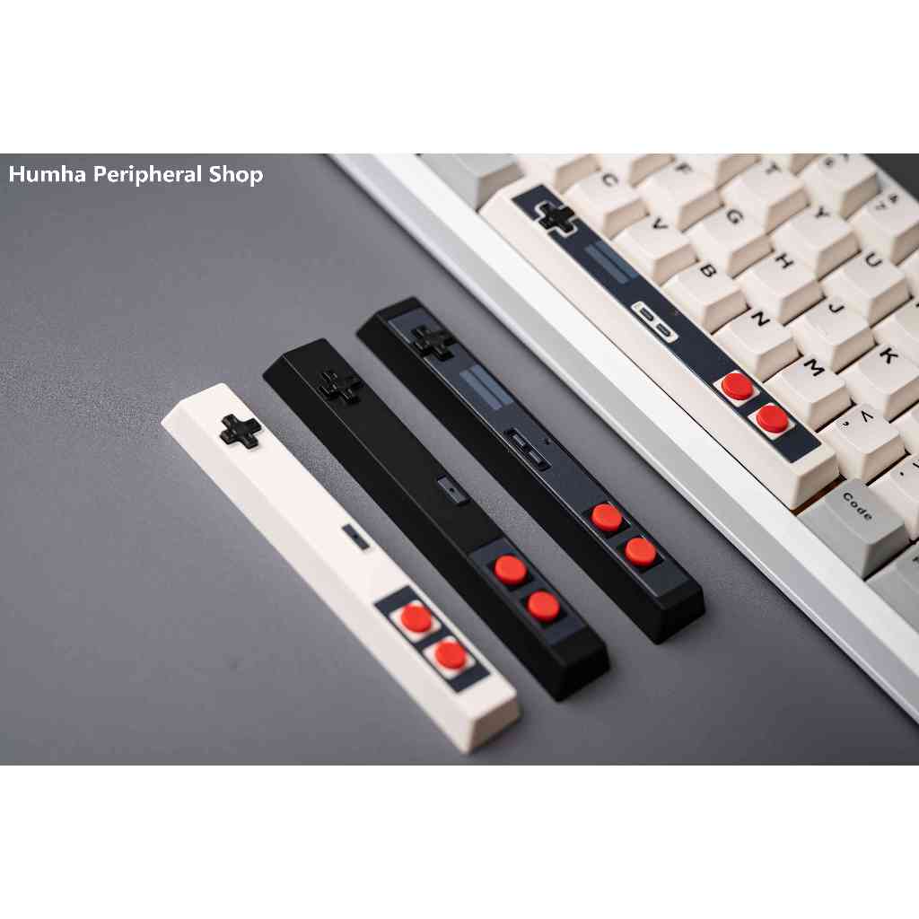 Humha Bộ Bàn Phím Cơ 6.25u Màu Đỏ Và Trắng Phong Cách retro Chất Lượng Cao