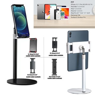Giá đỡ máy tính bảng bằng kim loại có thể xoay cho điện thoại / máy tính bảng 3.5-12.9 inch