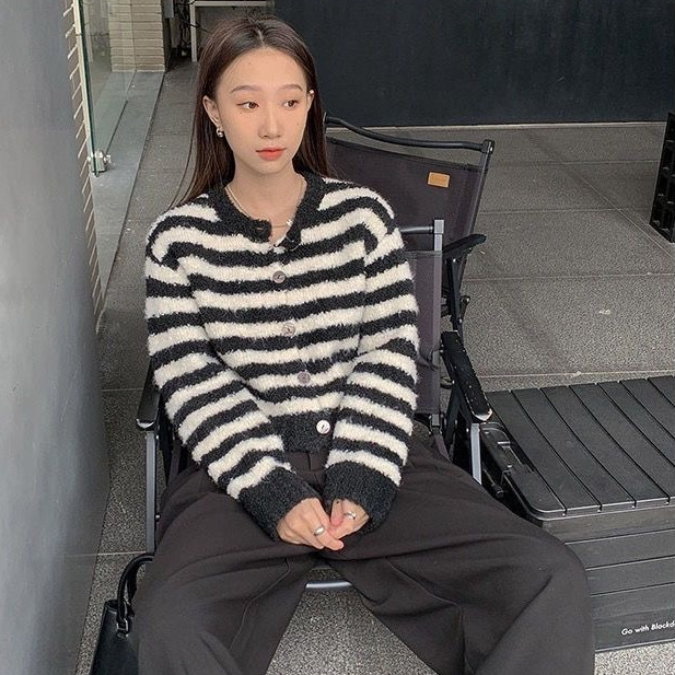 Miya Studio Áo Len áo khoác cardigan áo Christmas áo khoác Noel Giáng Sinh Cổ điển Popular Fashion Thể thao WMY23A0Y29 43Z231027