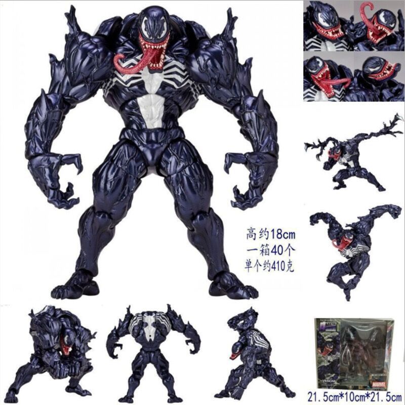 DISNEY Mô Hình Nhân Vật venom Người Nhện marvel 18cm