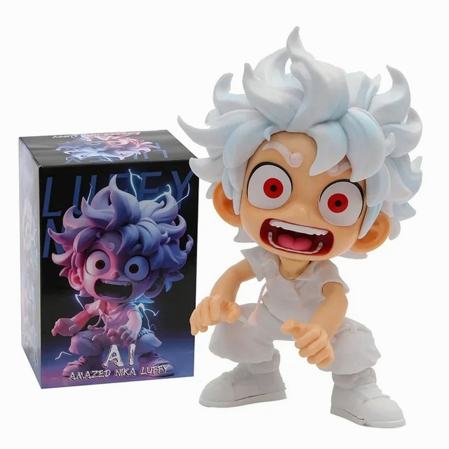 Mô Hình Đồ Chơi Nhân Vật luffy gear 5 Trong Phim Hoạt Hình "one piece" 14cm