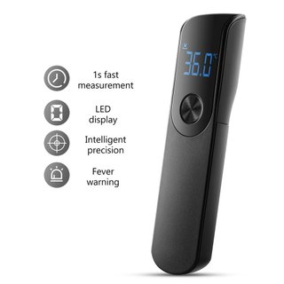 Nhiệt kế hồng ngoại laser kỹ thuật số màn hình LCD đo trán không tiếp xúc cho người lớn và trẻ em