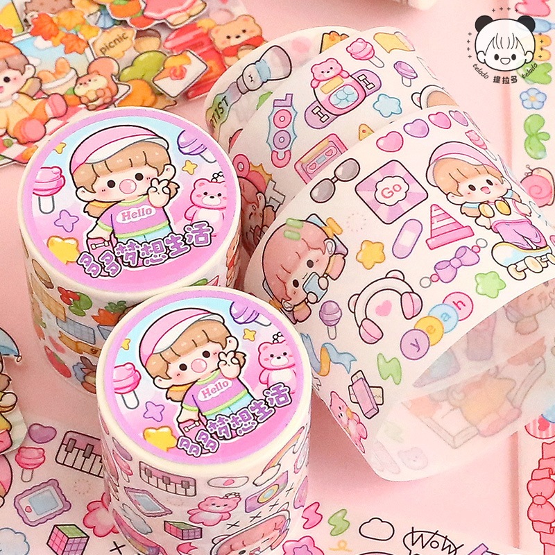 300cm Telado Phim hoạt hình cô gái dễ thương loạt diy hướng dẫn sử dụng băng