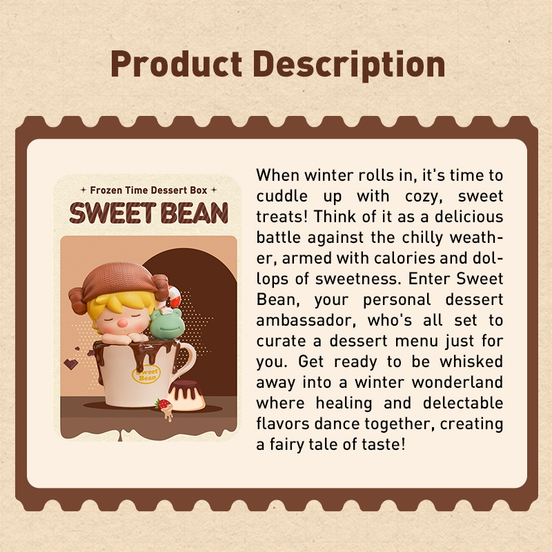 Mô hình POP MART Sweet Bean Frozen Time Dessert Box