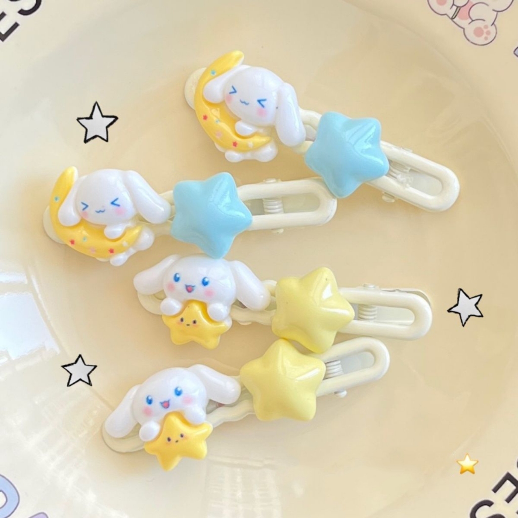 Dễ Thương kẹp tóc cute mini Hình Đám Mây / Ngôi Sao / Đám Mây Hoạt Hình Xinh Xắn
