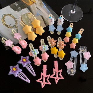 Dễ thương kẹp tóc cute mini hình đám mây / ngôi sao / đám mây hoạt hình xinh xắn