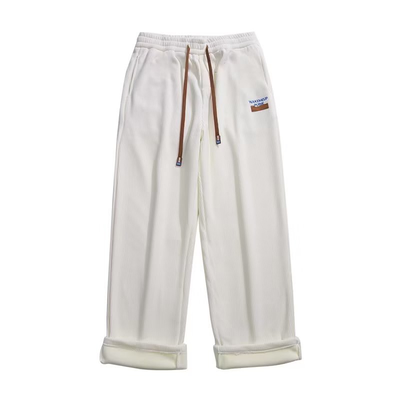 Quần ống rộng Màu Trơn Thời Trang Mùa Thu Trẻ Trung Cho Nam