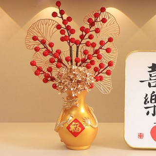 Loviver bình hoa để bàn trang trí hình rồng độc đáo