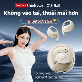 2024 Mới Tai Nghe Lenovo X15 pro Bluetooth 5.4 Gọi Tai Nghe Không Dây Thể Thao Có dây buộc Lenovo X15 Ball Giảm Tiếng Ồn Tai Nghe Nhét Tai Có Mic