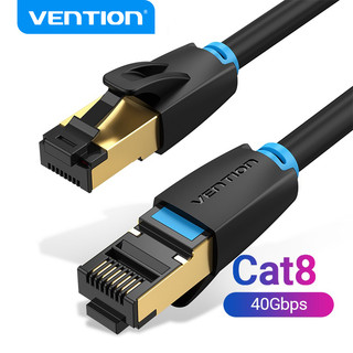 Dây cáp mạng Vention CAT8 40Gpbs ethernet Cáp Mạng 2000Mhz RJ45 SFTP tốc độ cao chuyên nghiệp Dây cáp