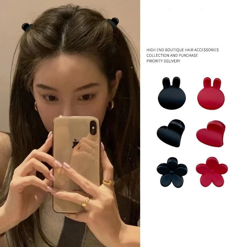 Kẹp tóc hình trái tim mini xinh xắn 1k