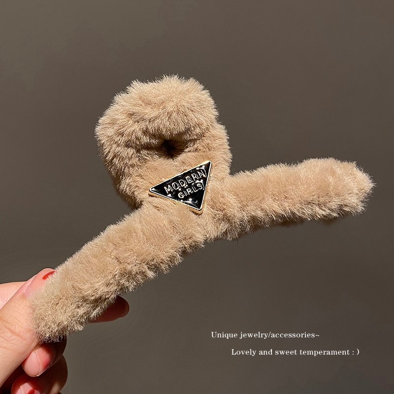 Kẹp Tóc Hình Cá Mập Bằng Lông Nhung Thời Trang Thu Đông Mới 2023 Dành Cho Bạn Nữ