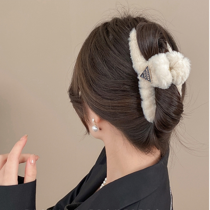 Kẹp Tóc Hình Cá Mập Bằng Lông Nhung Thời Trang Thu Đông Mới 2023 Dành Cho Bạn Nữ