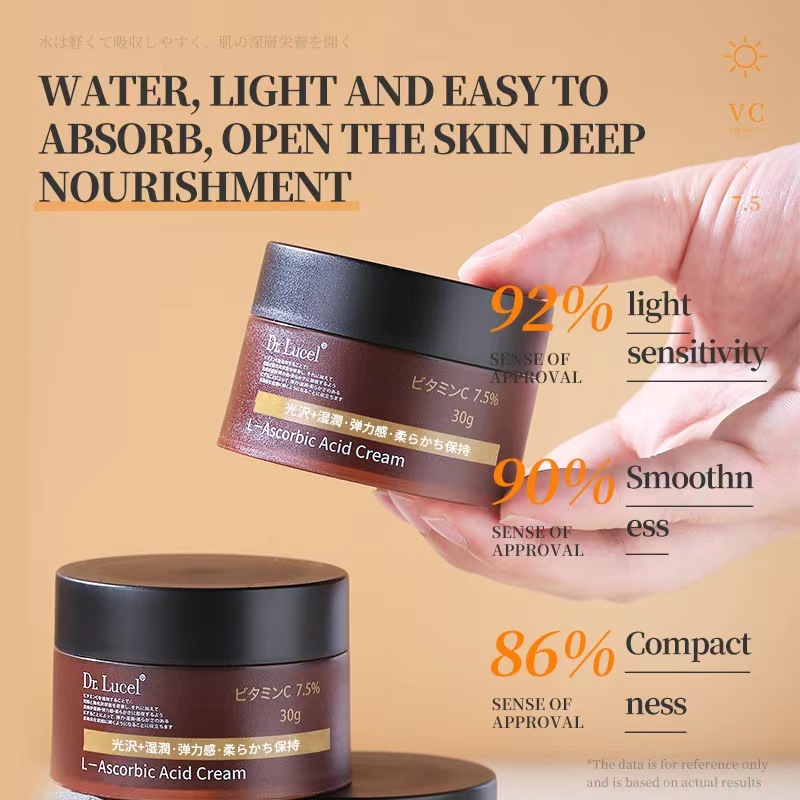 Kem dr.lucel l-ascorbic acid 7.5% vc Nhật Bản Làm Trắng Da Chống Nếp Nhăn Lão Hóa 30g