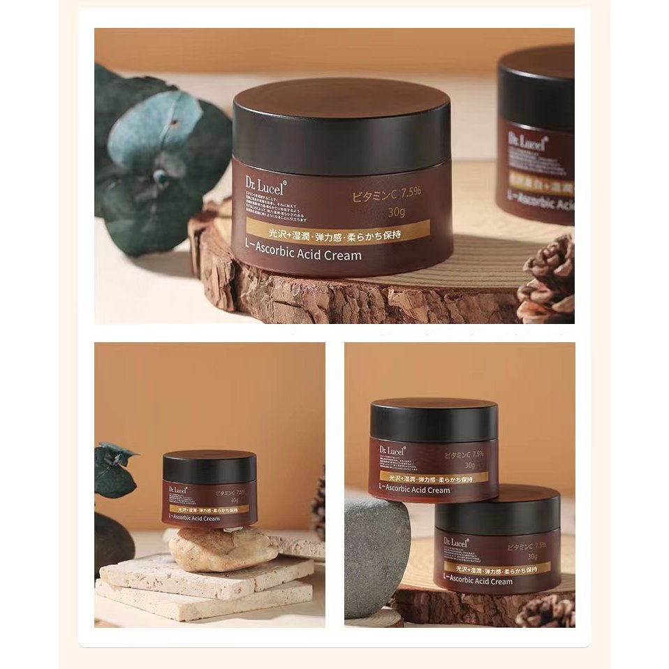 Kem dr.lucel l-ascorbic acid 7.5% vc Nhật Bản Làm Trắng Da Chống Nếp Nhăn Lão Hóa 30g