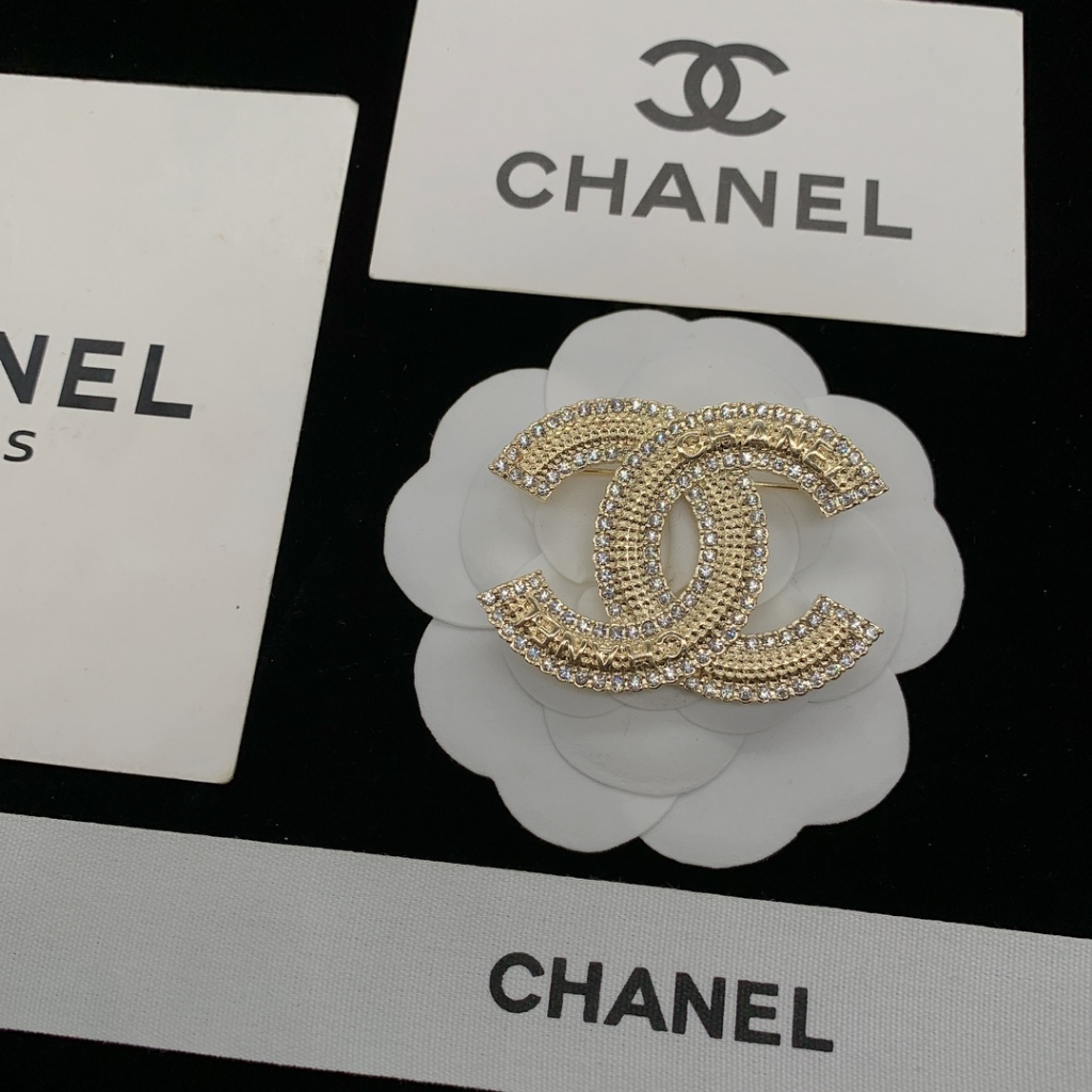 Ghim Cài Áo Mạ Bạc 925 Hình Chữ Cái Đính Đá Thời Trang