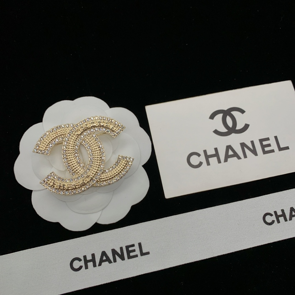 Ghim Cài Áo Mạ Bạc 925 Hình Chữ Cái Đính Đá Thời Trang