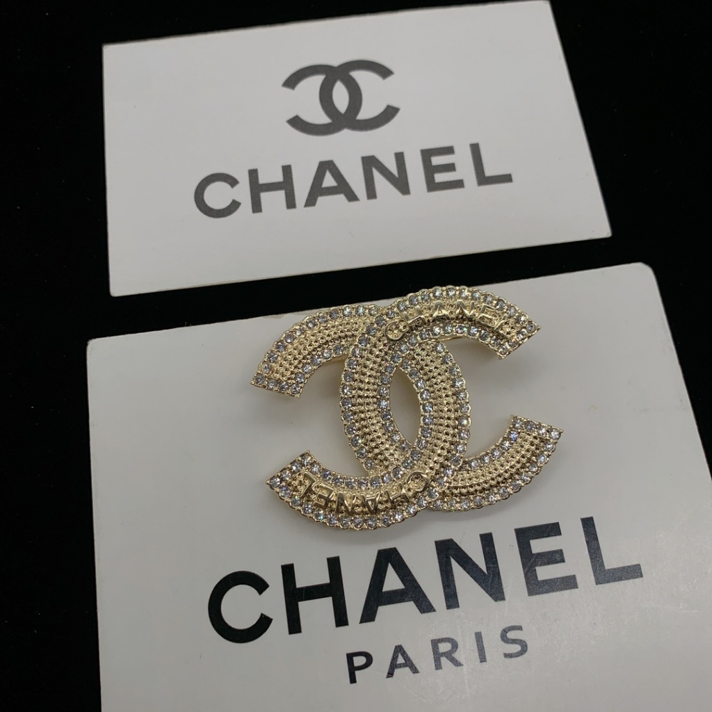 Ghim Cài Áo Mạ Bạc 925 Hình Chữ Cái Đính Đá Thời Trang