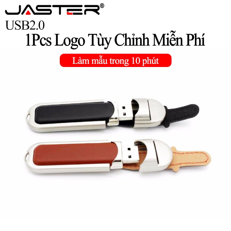Jaster (logo tùy chỉnh miễn phí) da ổ đĩa flash usb 128gb khóa thắt lưng usb 2.0 thẻ nhớ 64gb creative gift pen drive 32gb u disk 16gb pendrive 8gb usb stick 4gb