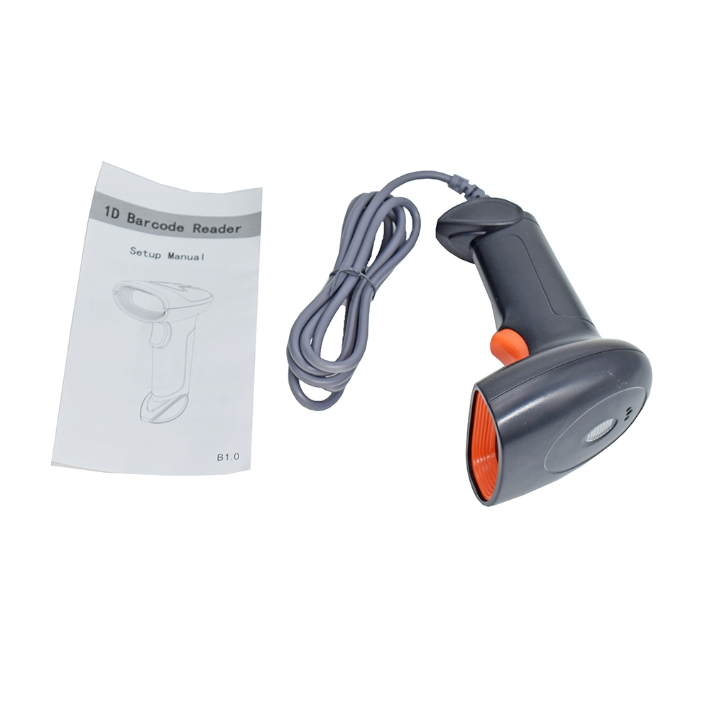 Máy Quét Mã Vạch laser 1d Cầm Tay Có Dây usb Phù Hợp Cho Siêu Nhân