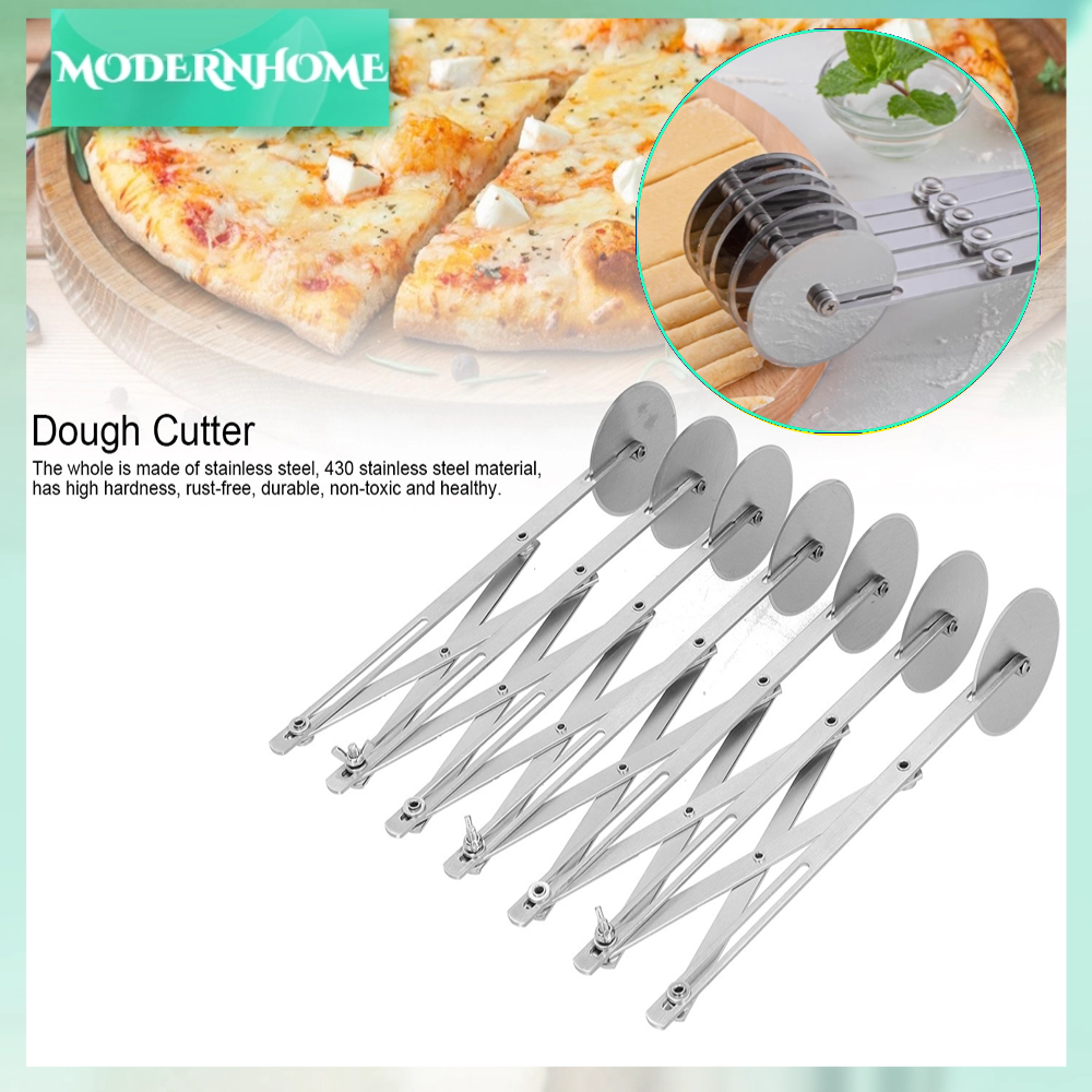 ModernHome Dụng cụ cắt bánh pizza nhiều bằng thép không gỉ Bột làm ngọt mì trong nhà bếp