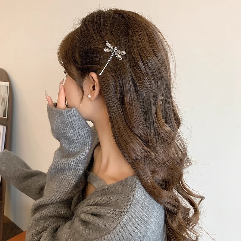 Thời Trang Kẹp Tóc Hình Rắn Đính Kim Cương Giả Lấp Lánh Màu Bạc Làm Quà Sinh Nhật Cho Nữ