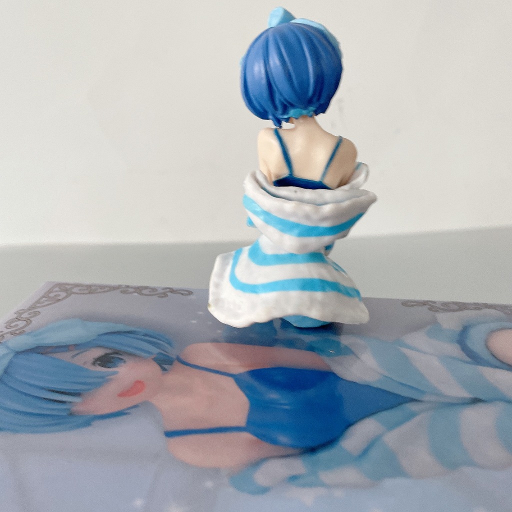 Mô Hình Nhân Vật Re: Life in a different world from zero ram rem Ngồi xuống 14cm Bằng pvc