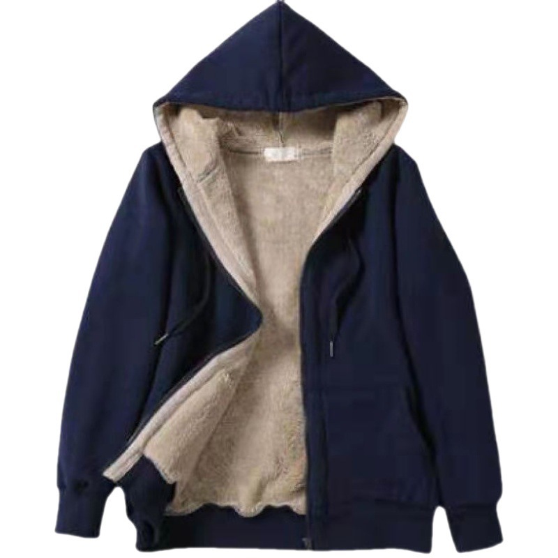 Áo Khoác Lót Vải Bông Dày Dặn Giữ Ấm Mùa Đông Thời Trang 2023 Cho Tuổi teen