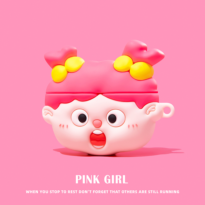 Vỏ Bảo Vệ Hộp Sạc Tai Nghe AirPods Pro Gengar 2021 / 3 Họa Tiết Hoạt Hình Chú Mèo / Quả Cam Dễ Thương