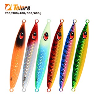 Tl Jigging Mồi 250g / 300g / 400g / 500g / 600g 1 Nước Mặn Chậm Chìm Kim Loại Jig Đá Pike Mồi Câu Cá Mồi Biển Nhân Tạo Mồi Câu Cá