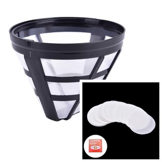 【Quki】100 miếng giấy lọc cà phê và bộ lọc cà phê mạnh mẽ được thiết kế cho máy pha cà phê cần bộ lọc