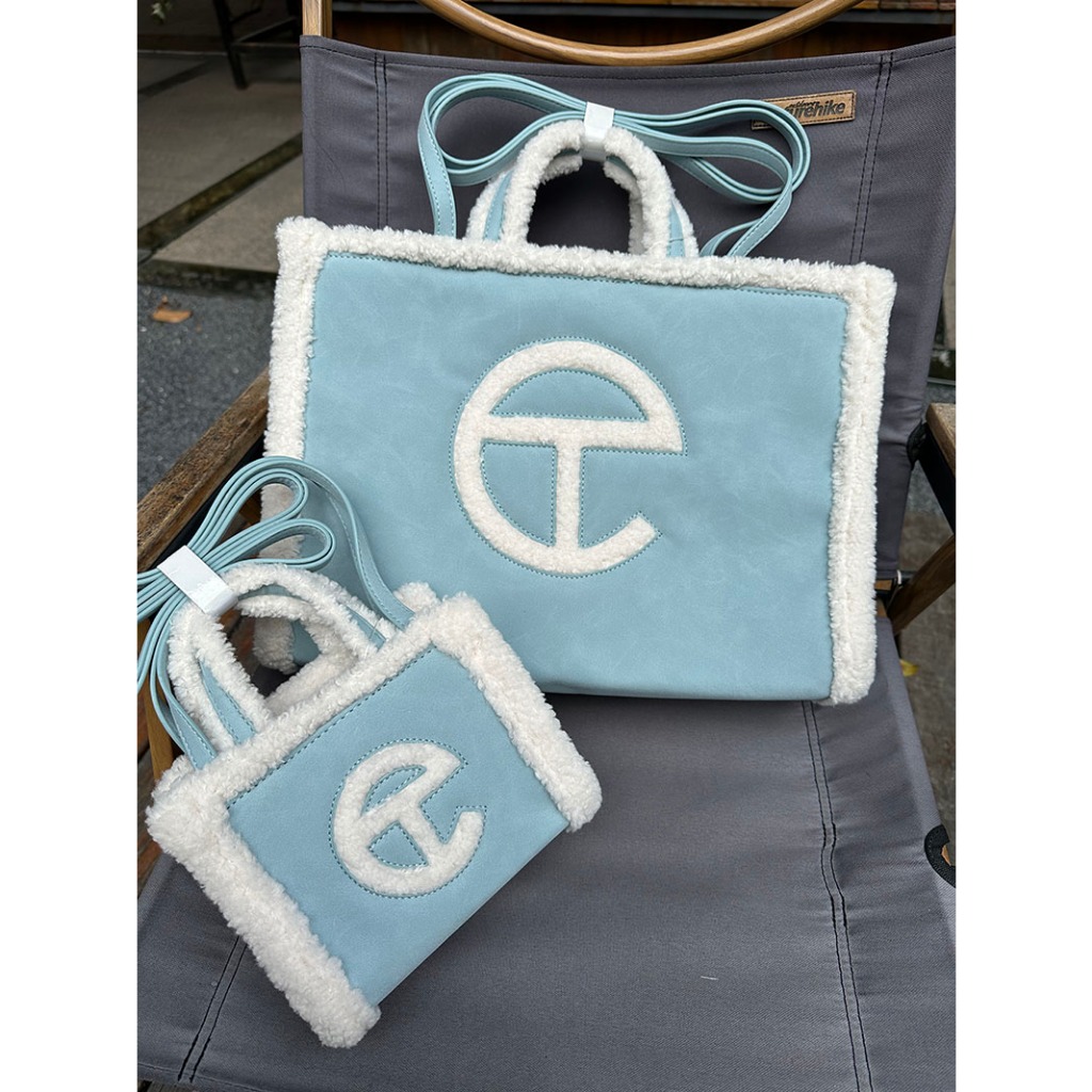 Túi Xách Lông Xù Nhỏ Xinh Phối Màu Tương Phản Thời Trang Mùa Thu B048