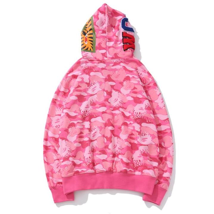 Áo Khoác BAPE Có Mũ Trùm Đầu Phong Cách Mới Dành Cho Nam Và Nữ # 1223