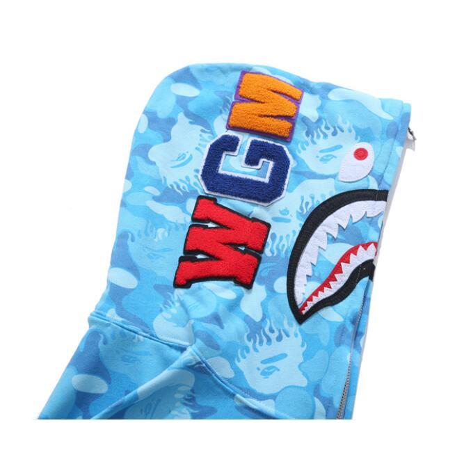 Áo Khoác BAPE Có Mũ Trùm Đầu Phong Cách Mới Dành Cho Nam Và Nữ # 1223