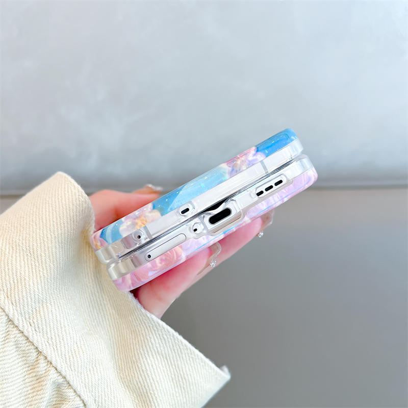 Bao Da Điện Thoại Nắp Gập Chống Rơi Vẽ Họa Tiết graffiti Cho oppo find n3 flip oppo find n2 Ốp