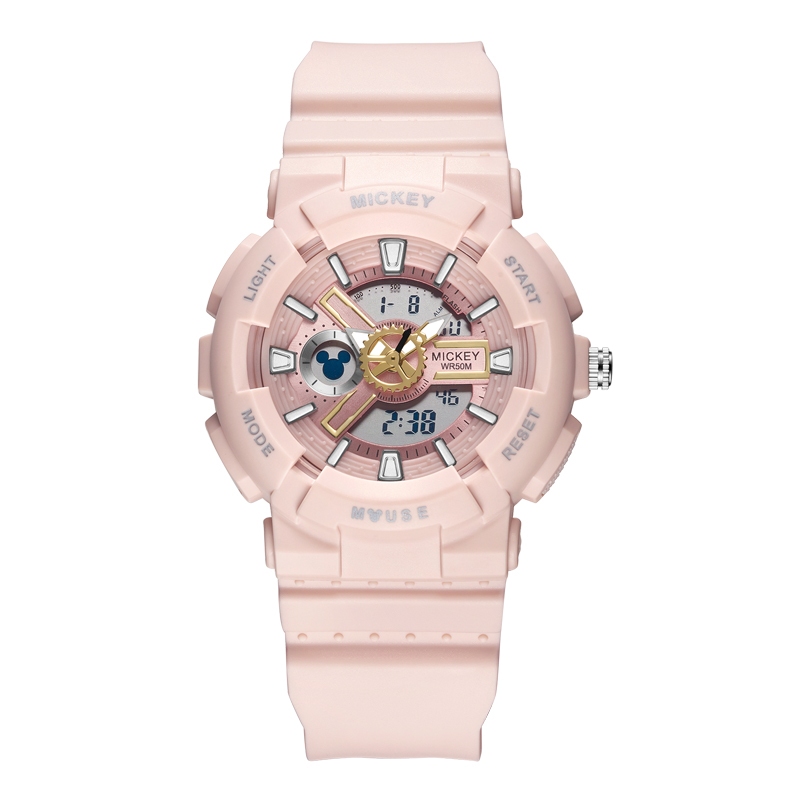 Disney MK-15057 Đồng Hồ Điện Tử Thể Thao Màn Hình Phát Quang Chống Thấm Nước 50M