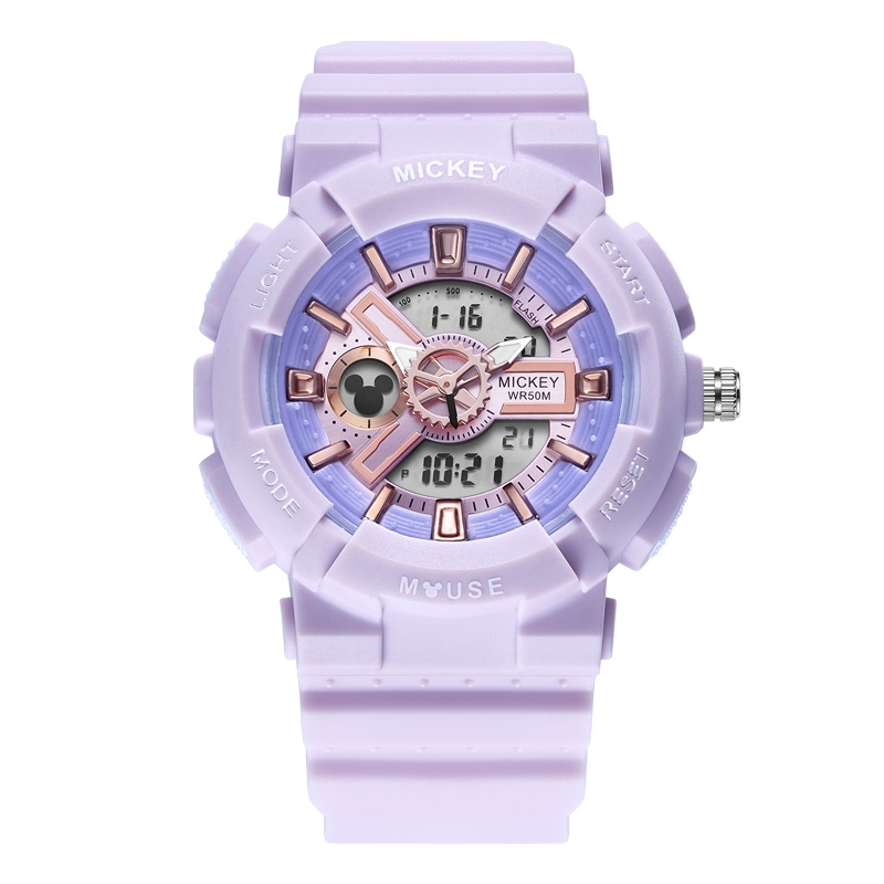 Disney MK-15057 Đồng Hồ Điện Tử Thể Thao Màn Hình Phát Quang Chống Thấm Nước 50M
