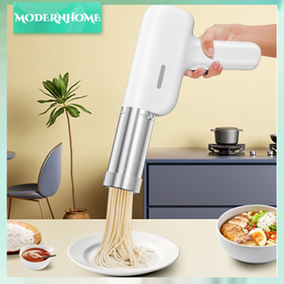 ModernHome Máy làm mì cầm tay ống điện nhỏ có thể sạc lại tự động cho gia đình
