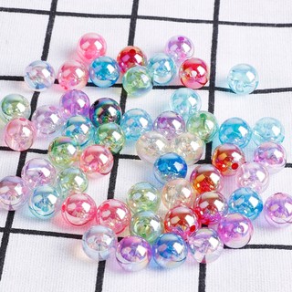 Chuỗi hạt xỏ lỗ 6mm 8mm 10mm màu sắc cầu vồng