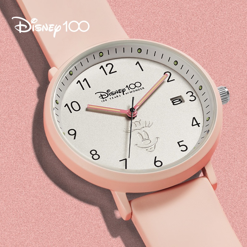 Disney MK-11621 Đồng Hồ Quartz Chống Thấm Nước Màn Hình Phát Quang 30M