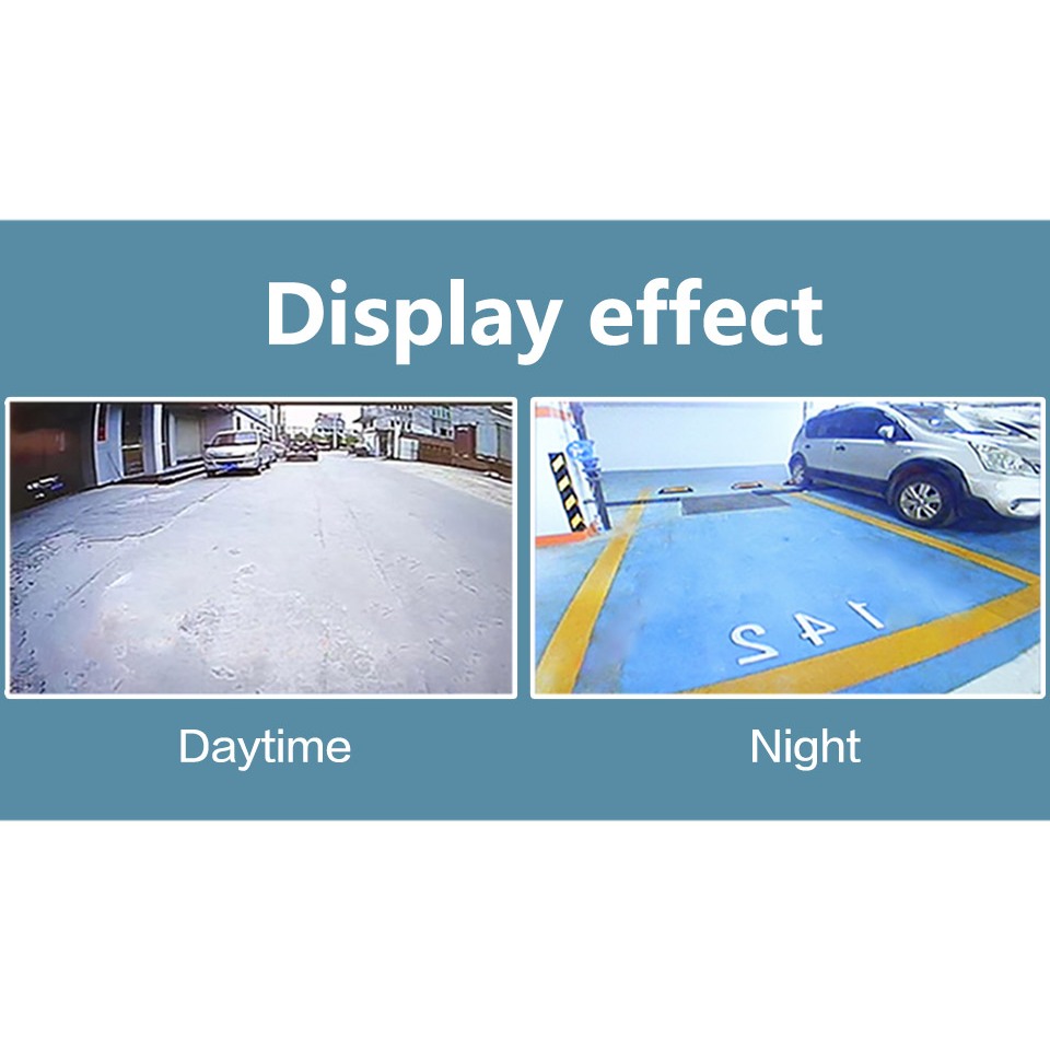 Smartour  Ống kính mắt cá 170 độ CCD Camera lùi phía sau ô tô có đường đỗ xe Camera dự phòng tầm nhìn ban đêm HD