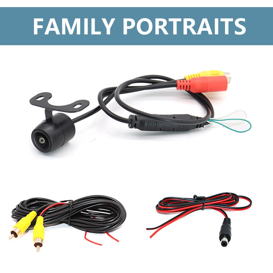 Smartour  Ống kính mắt cá 170 độ CCD Camera lùi phía sau ô tô có đường đỗ xe Camera dự phòng tầm nhìn ban đêm HD